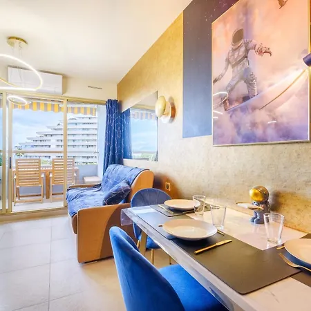 Διαμέρισμα Pour 4 - Balcon Vue Villeneuve-Loubet